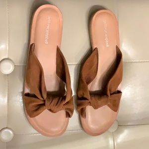 Jeffrey Campbell Suede Knot Slide 9/40